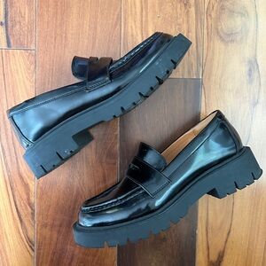 Uniqlo comfeel touch loafers black 7/7.5